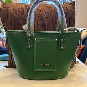 Vibrant Green Tote Bag